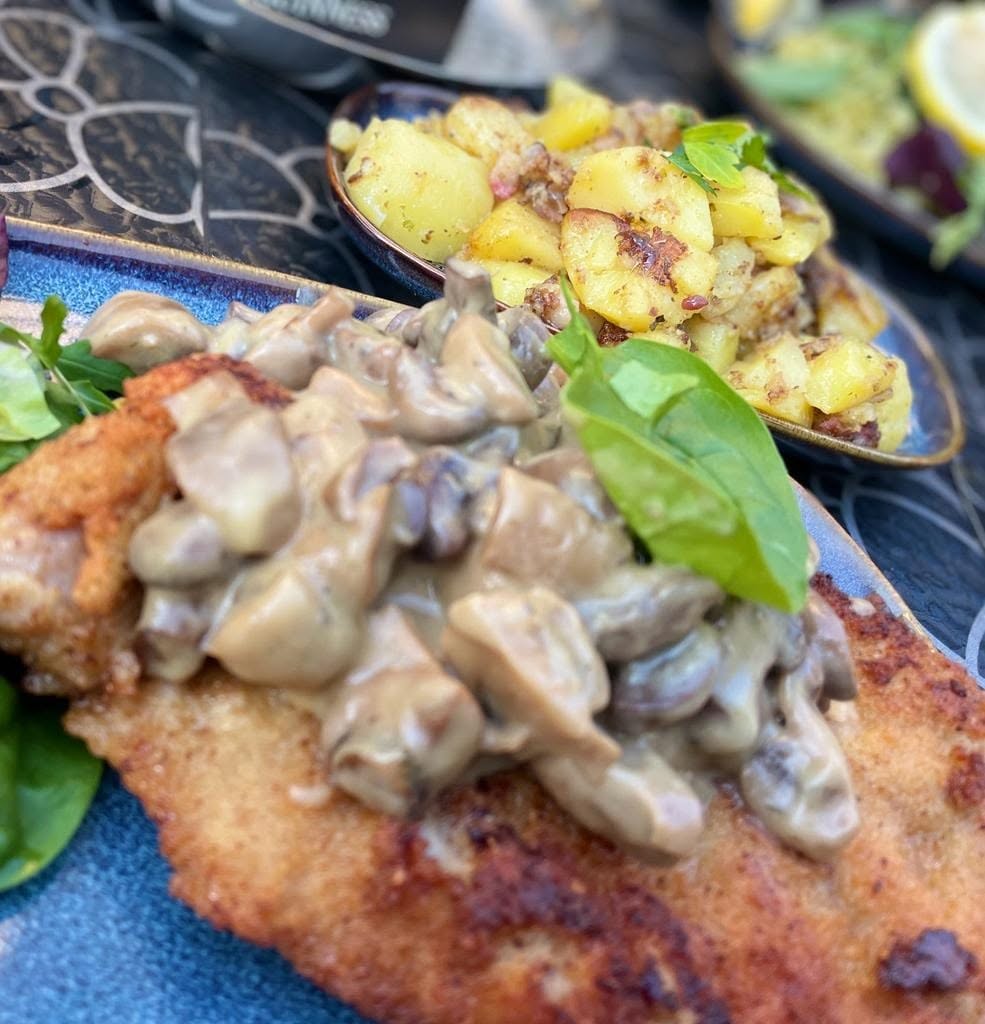 Schweinelachsschnitzel